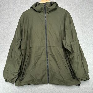 VTG Catalina Outerwear Men's‎ Olive Green Hooded Lightweight Jacket Size M